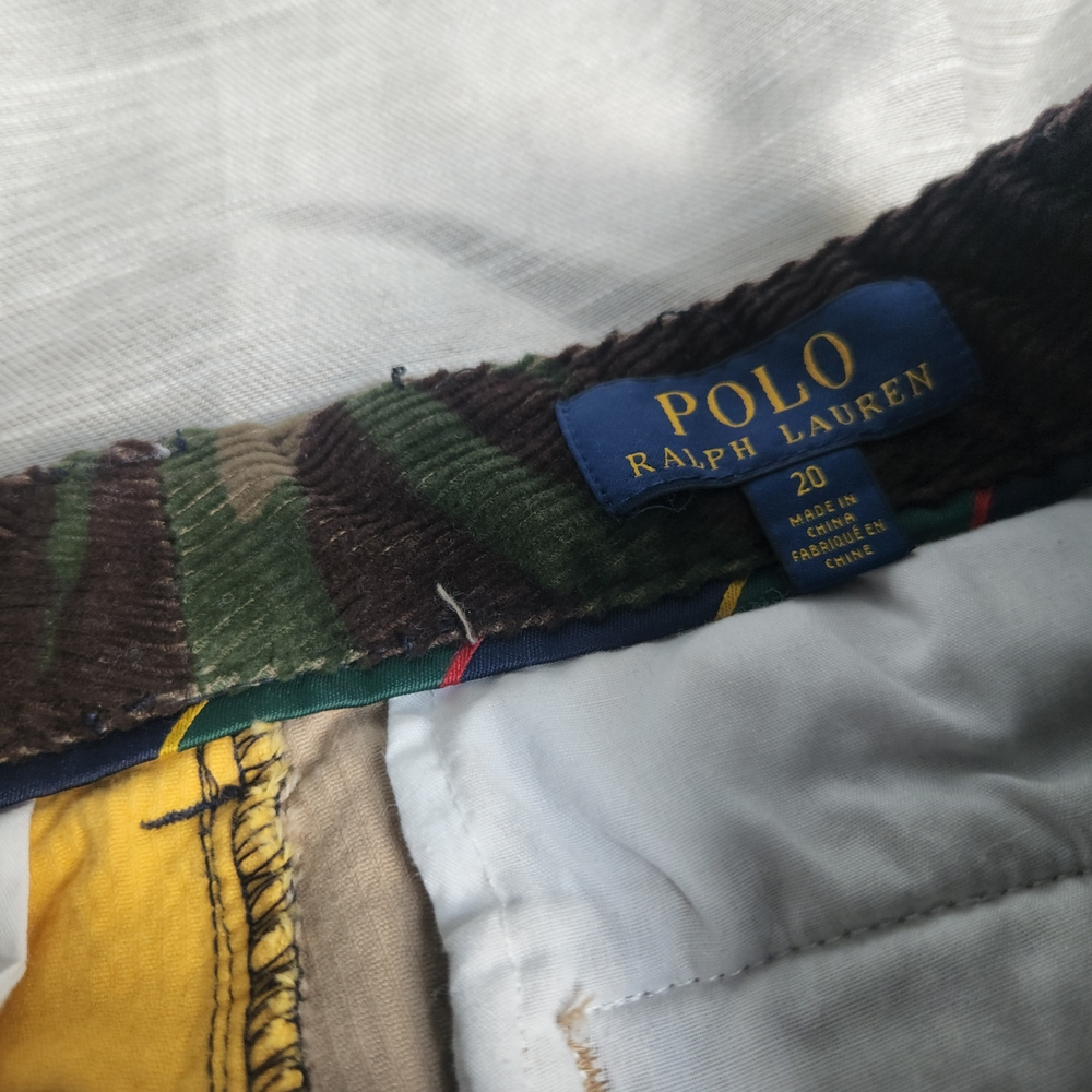 Polo by Ralph Lauren Boys Camouflage and Navy Yellow And Tan Pants - Picture 5 of 16